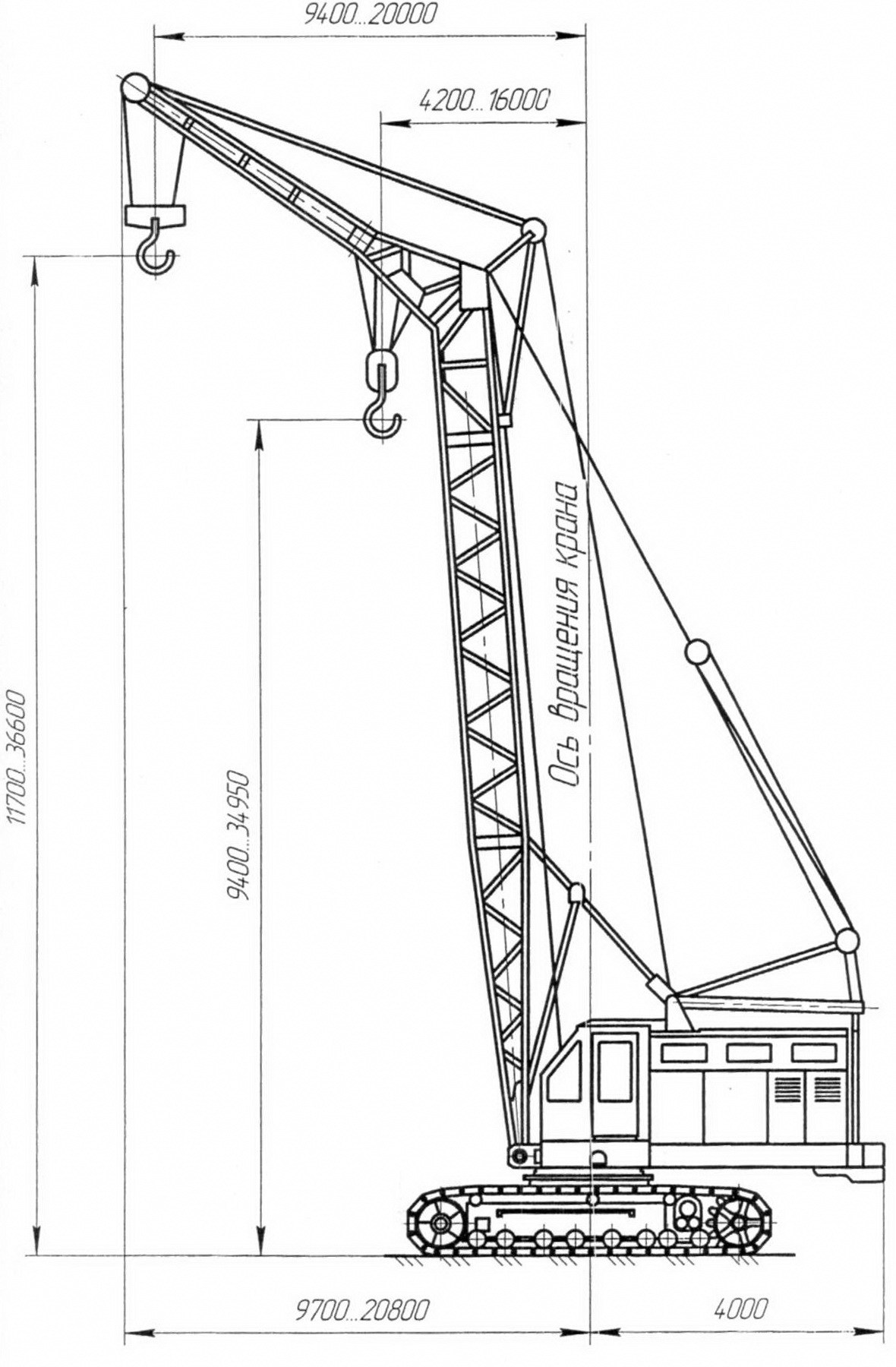 Запчасти для гусеничного крана МКГ-25, МГК-25.01, МГК-40