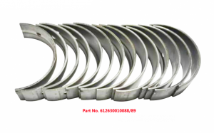 Вкладыши коренные 612630010088, 612630010089 двигателя WD12 Weichai (Вейчай) Вкладыши коренные 612630010088, 612630010089 двигателя WD12 Weichai (Вейчай)